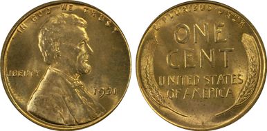 1931 1C MS64RD