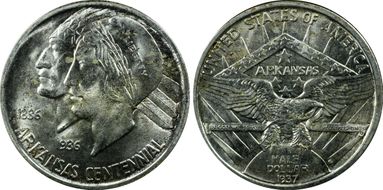 1937-S 50C Arkansas MS64