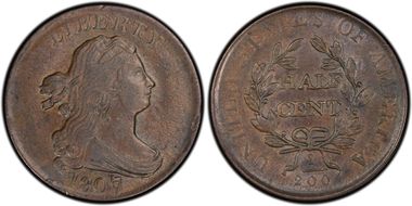 1807 1/2C C-1 AU55BN