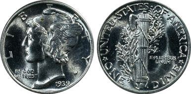 1939 10C MS65