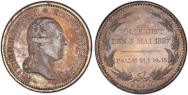 1827-S Thaler KM-1111.2 Dav-864 Mining Edge SEGEN MS62