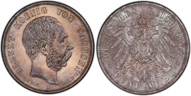 1902-E 5 Mk Death J-128 MS65