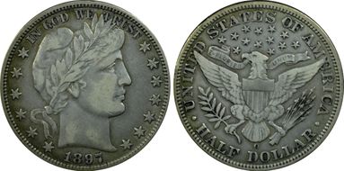 1897-O 50C VF30