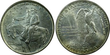 1925 50C Stone Mountain MS65