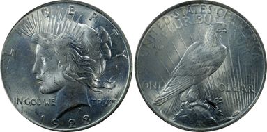 1923 $1 MS64