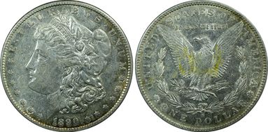 1890 $1 VF25