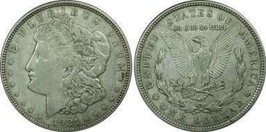 1921-D $1 XF45