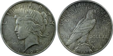 1922-D $1 XF45