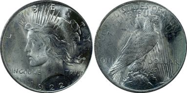 1922 $1 MS63