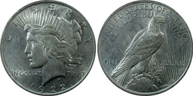 1922 $1 AU53