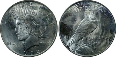 1922 $1 MS63