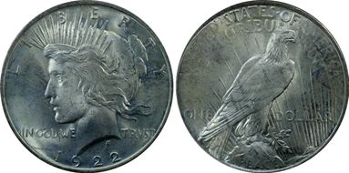 1922 $1 MS63