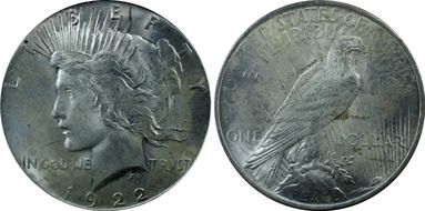 1922 $1 MS63