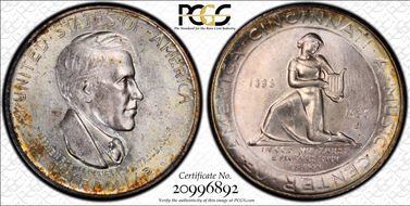 1936-S 50C Cincinnati MS65+