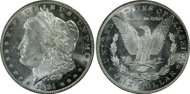 1891-CC $1 MS62