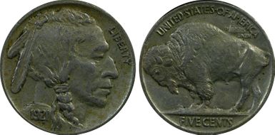 1921 5C 2 Feathers, FS-401 AU50