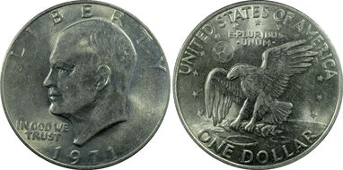 1971 $1 AU58