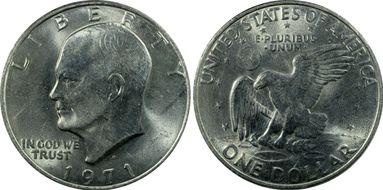 1971-D $1 MS63