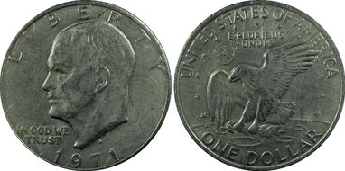 1971-D $1 N1