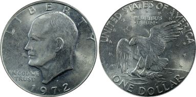 1972-D $1 MS63