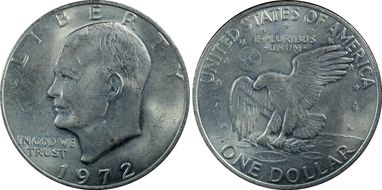 1972 $1 Type 1 N1
