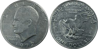 1972 $1 Type 3 N1