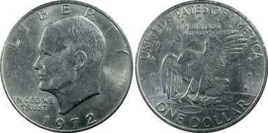 1972 $1 Type 1 N1