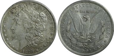 1879-O $1 AU55