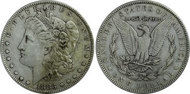 1883 $1 XF40