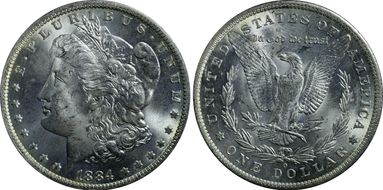 1884-O/O $1 VAM 10 MS64