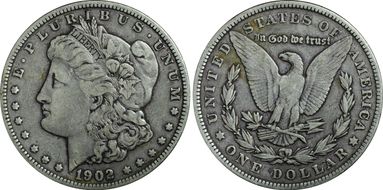 1902 $1 VF30