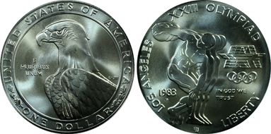 1983-D $1 Olympic MS69