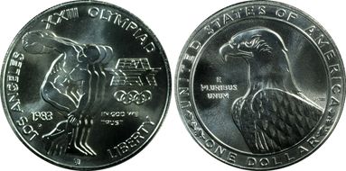 1983-D $1 Olympic MS69