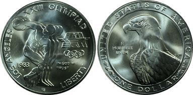 1983-D $1 Olympic MS69