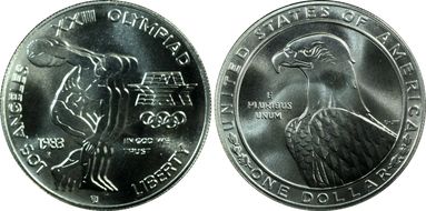 1983-P $1 Olympic MS69