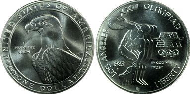 1983-P $1 Olympic MS69