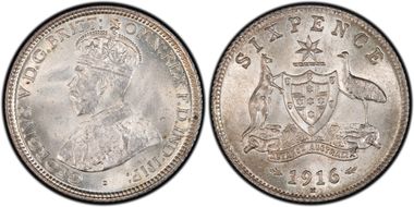 1916-M 6D MS65