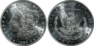 1888-S $1 MS63