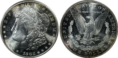 1882-S $1 MS66