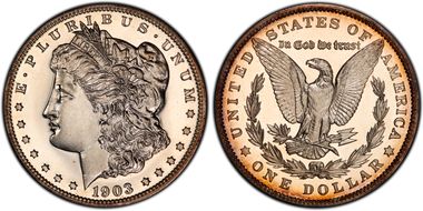 1903 $1 PR64CAM