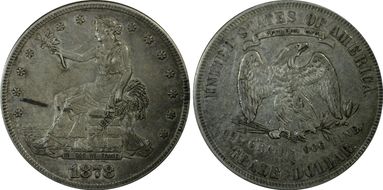 1878-S T$1 Trade XF45