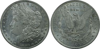 1886-O $1 AU53
