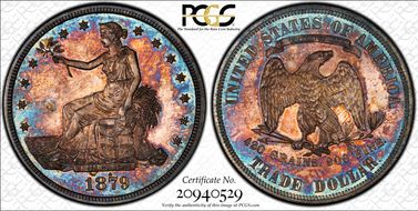 1879 T$1 Trade PR65+