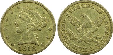 1848-C $5 XF45