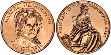 (2007) Medal Martha Washington MS68RD