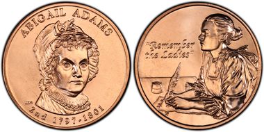 (2007) Medal Abigail Adams MS67RD