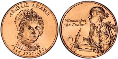 (2007) Medal Abigail Adams MS67RD