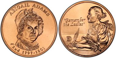 (2007) Medal Abigail Adams MS66RD