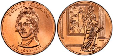 (2007) Medal Dolley Madison MS67RD