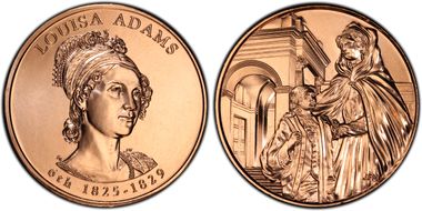 (2008) Medal Louisa Adams MS67RD